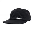 Black ADVantage tennis cap with white logo and perforated side panels for breathability.