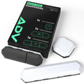 ADV Multi-Feel tennis dampeners 3-pack with black retail box, Touch, Sorb, and Max-Sorb inserts.