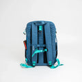 ADV Flex Backpack back view, bright colorway