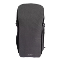 Grey pickleball racket bag with a sleek design, featuring multiple compartments and ADV branding