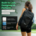 ADV RPM Flex Backpack worn outdoors: durable weather-resistant shell, hand-sewn stitching, premium YKK zippers.