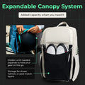 ADV Flex Backpack packed with racquets and gear