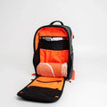 ADV Flex Backpack interior view, warm colorway