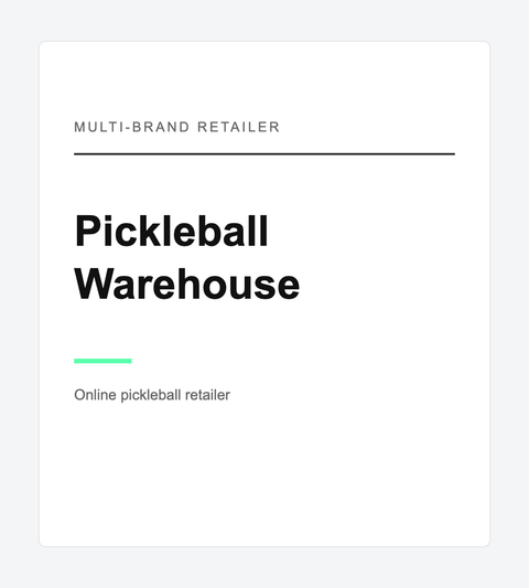 Pickleball Warehouse
